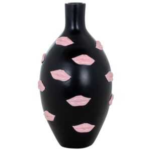 Richmond Černá váza Kisses 13 cm