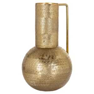 Richmond Zlatá kovová váza Leia 18 cm