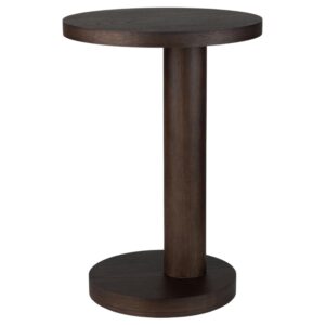 Hnědý odkládací stolek Quax Oak 36 cm