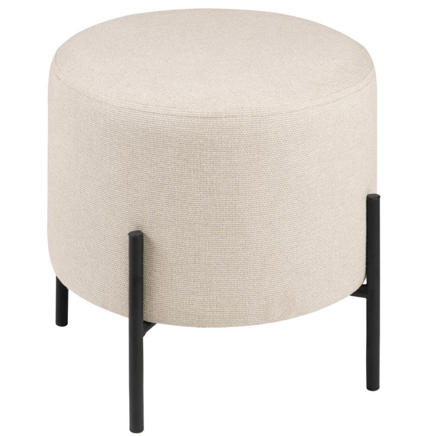 Béžový taburet Somcasa Herman 40 cm