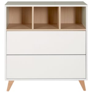 Bílá přebalovací komoda Quax Loft 86 x 48 cm