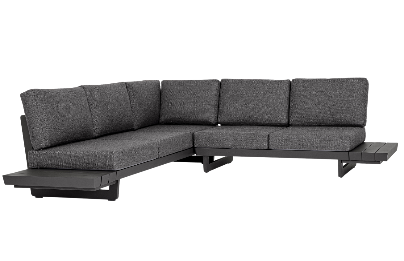 Bizzotto Šedý zahradní set pohovek Infinity