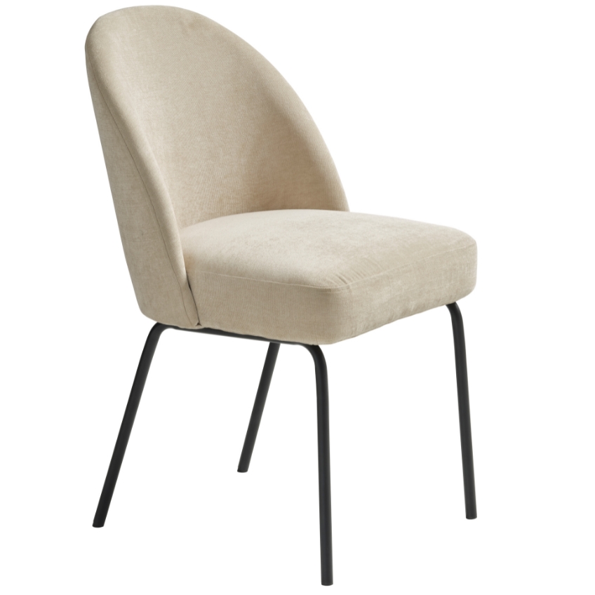 Unique Furniture Sametová jídelní židle Creston