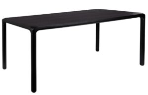 Černý jasanový jídelní stůl ZUIVER STORM 180 x 90 cm