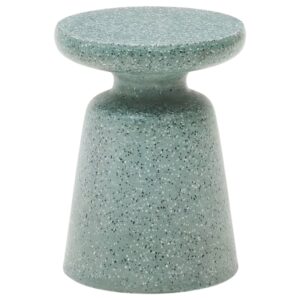Kave Home Zelený zahradní stolek Mesquida 39 cm