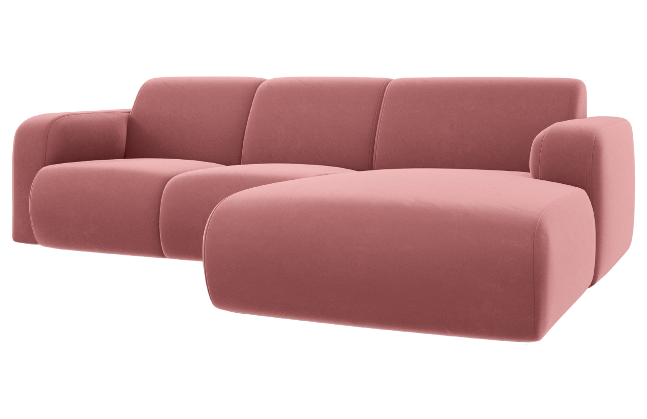 Windsor & Co Sametová rohová pohovka Lola 250 cm