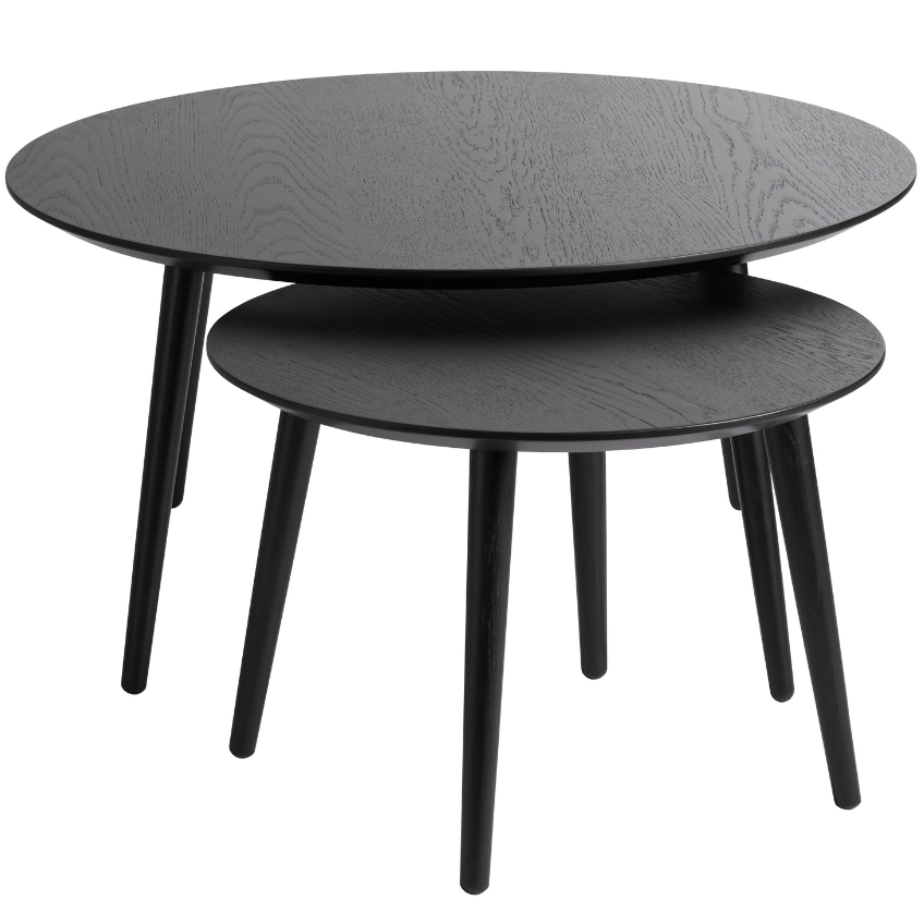 Unique Furniture Set dubových konferenčních stolků Adda 58/88 cm