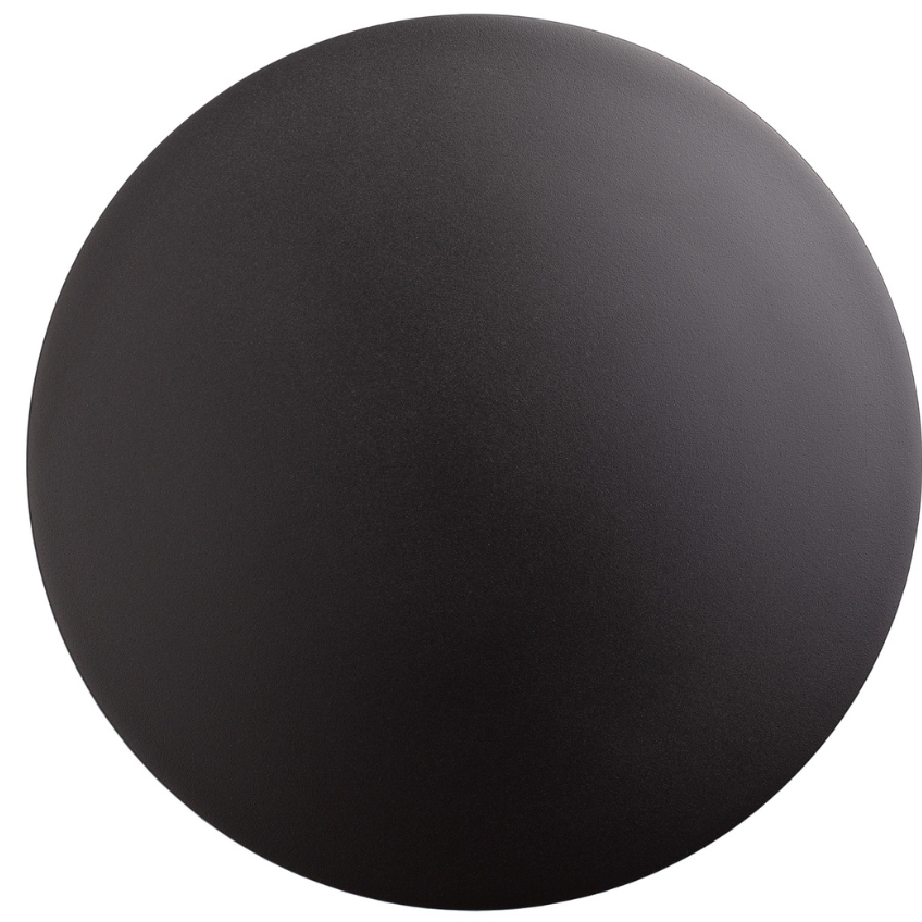 Nova Luce Černé kovové venkovní nástěnné LED světlo Cooper 30 cm