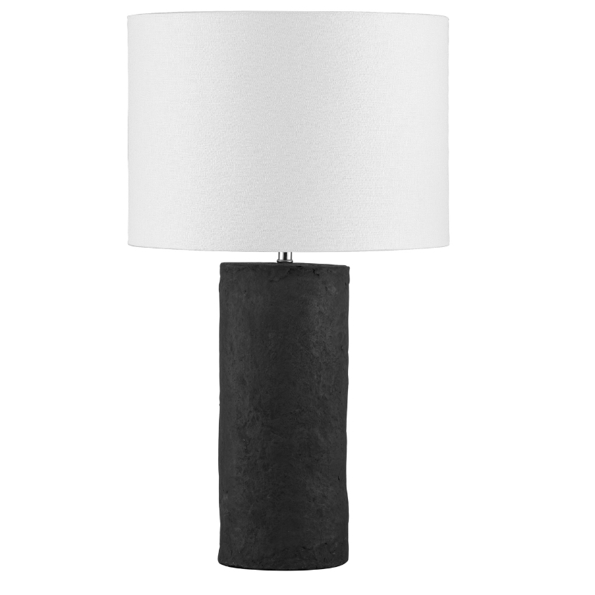 Nova Luce Černobílá stolní lampa Norr
