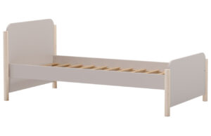 Marckeric Krémová dřevěná dětská postel Enola 90 x 190 cm