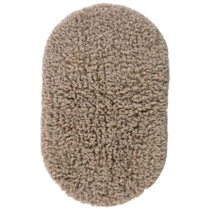 Jotex Béžovo-šedá bavlněná koupelnová předložka JANE 80 x 140 cm