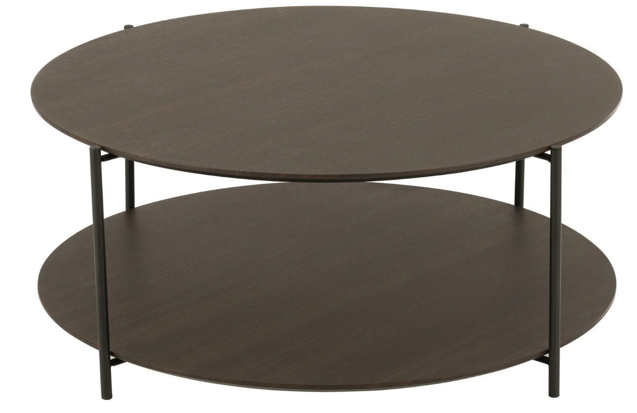 J-line Hnědý konferenční stolek Marcus 93 cm