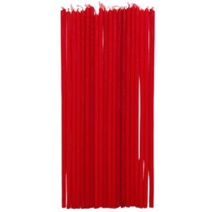 Kave Home Balení dvaceti červených svíček Solvin Ø 0