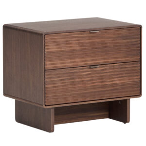 Kave Home Ořechový noční stolek Norlen 60 x 40 cm