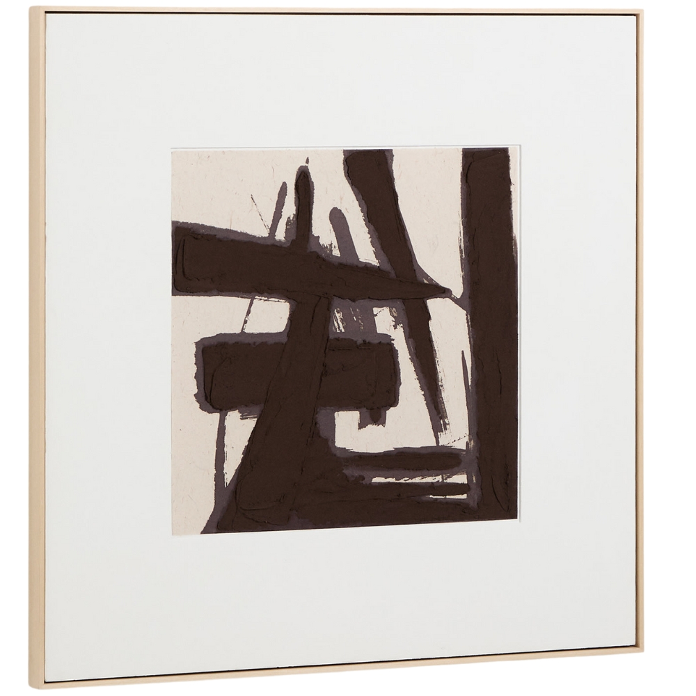 Kave Home Abstraktní obraz Arilan 100 x 100 cm