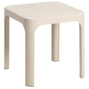 Nardi Béžový plastový zahradní stolek Net 40 x 40 cm