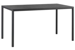 Nardi Tmavě šedý zahradní stůl Piave 140 x 80 cm