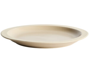 Kave Home Béžový keramický talíř Doren Ø25 cm
