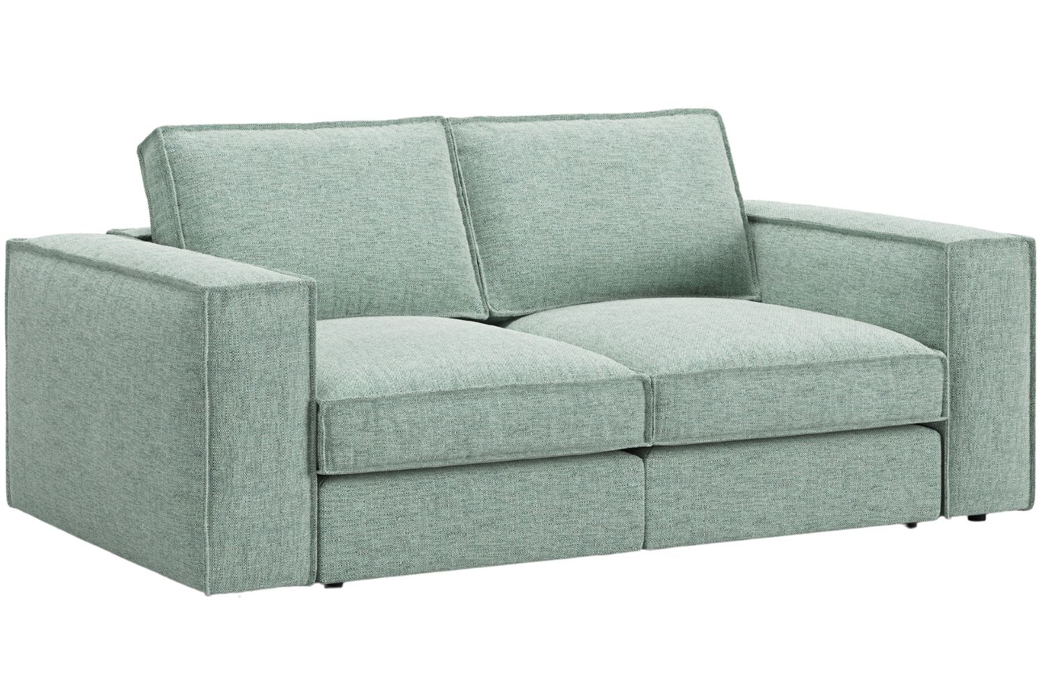 Micadoni Zelená dvoumístná pohovka Pola 206 cm